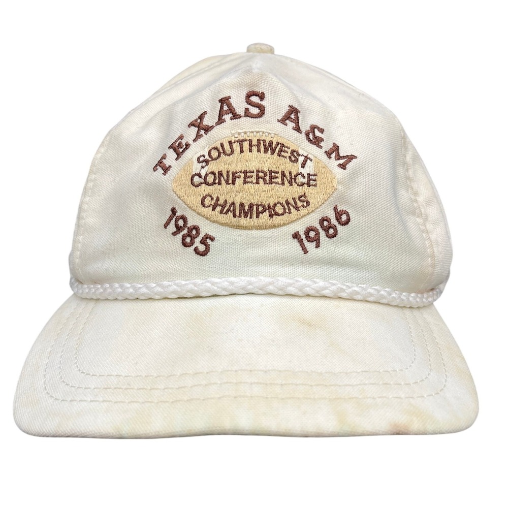 Vintage Texas A&M 1985 1986 Champions Hat Pro Line‎ College Football 80s Alumni